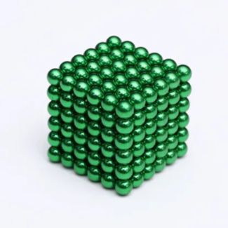 NeoCube Magneet balletjes - 216 stuks - 5mm - donkergroen