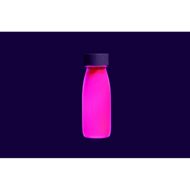 Petit Boum Sensorische fles - Sensory Bottle, Fluo Roze