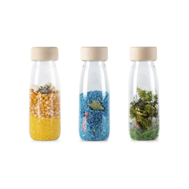 Petit Boum Sensorische fles - Sensory Bottles, set van 3, Natuur