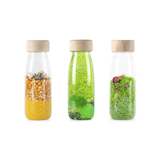 Petit Boum Sensorische fles - Sensory Bottles, set van 3, Leven