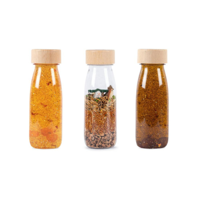 Petit Boum Sensorische fles - Sensory Bottle Woodland