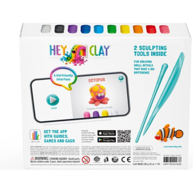 Hey Clay Knutselen, Knutselpakket - Hey Clay Ocean, set van 15