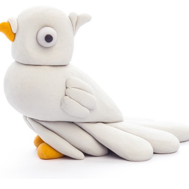 Hey Clay Knutselen, Knutselpakket - Hey Clay Birds: Pheasant, Ara Parrot, Dove