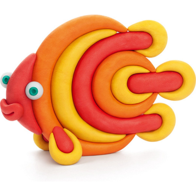 Hey Clay Knutselen, Knutselpakket - Hey Clay Ocean: Clownfish, Discus Fish, Eel