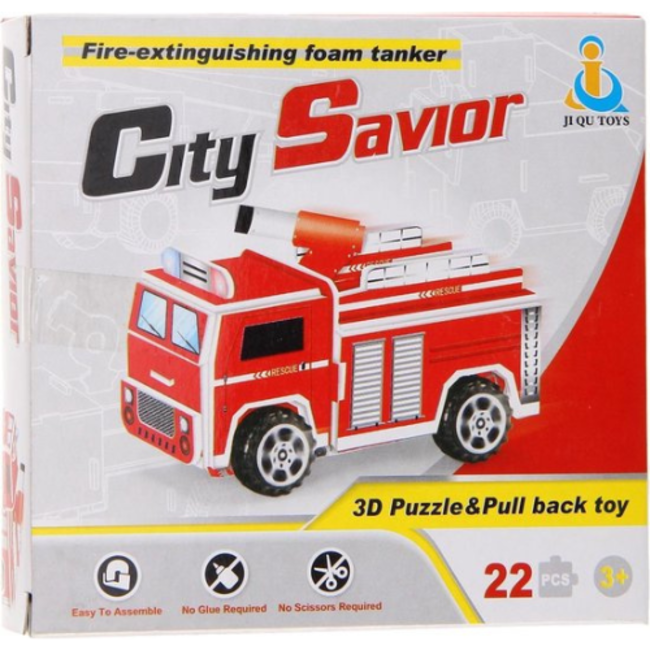 3D puzzel brandweer