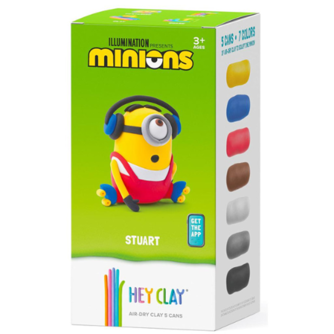 Hey Clay Knutselen, Knutselpakket - Limited Edition - Minions Stuart