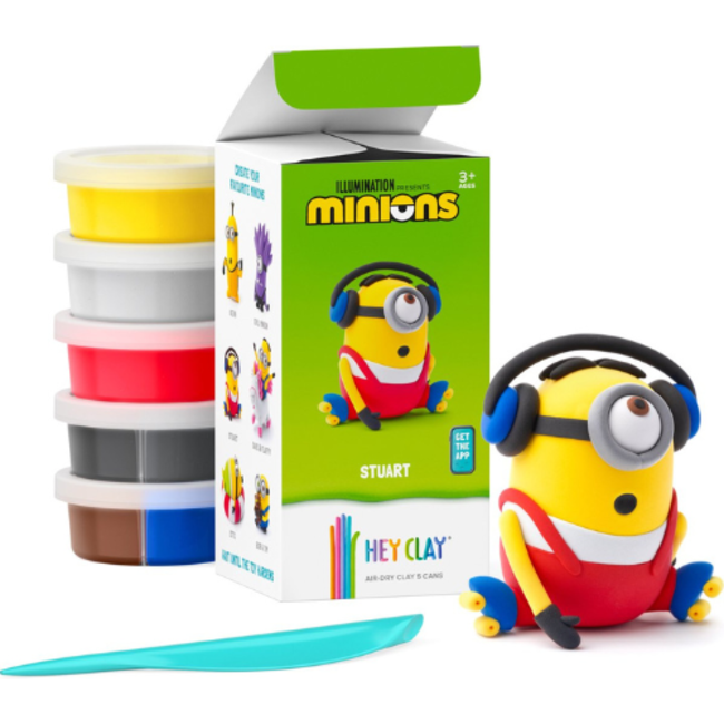 Hey Clay Knutselen, Knutselpakket - Limited Edition - Minions Stuart
