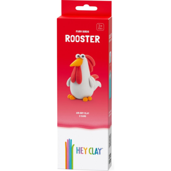 Hey Clay Knutselen, Knutselpakketten - Hey Clay Rooster 3 cans