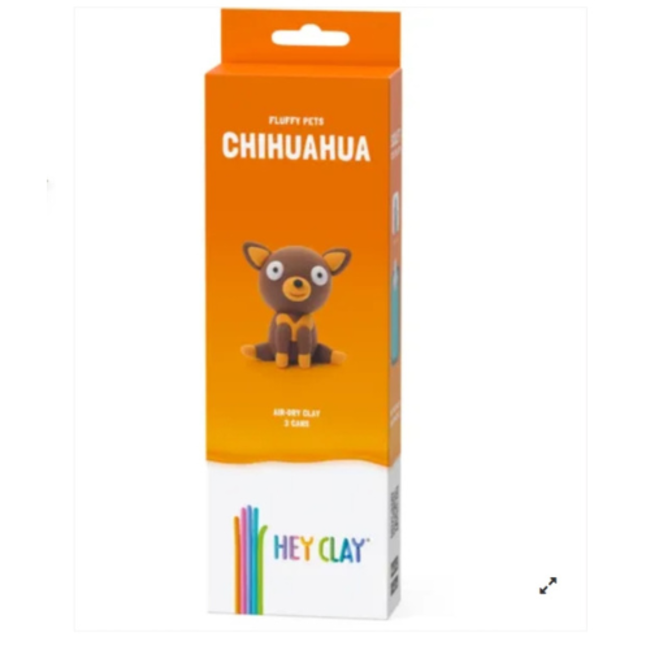 Hey Clay Knutselen, Knutselpakketten - HeyClay - Fluffy Pets - Chihuahua