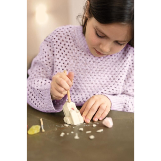 Expeditie natuur uithakset kristallen 6 assorti