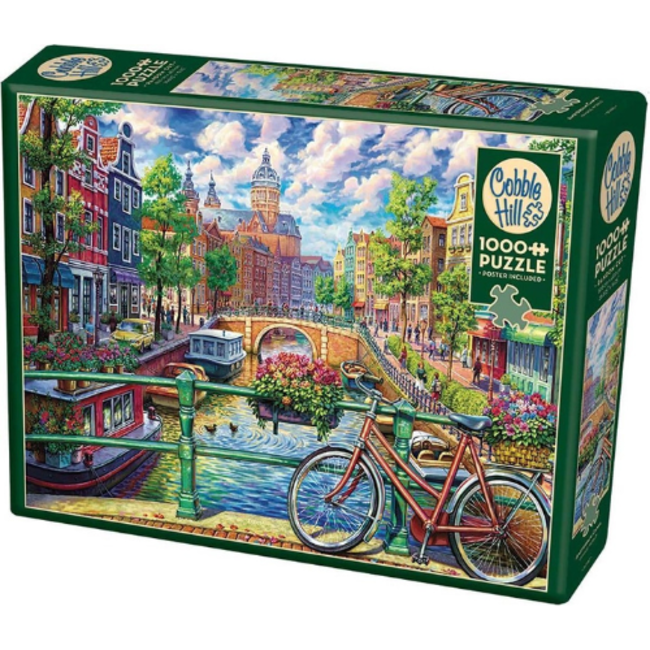 Cobble Hill Cobble Hill puzzle 1000 pieces - Amsterdam canal
