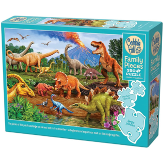 Cobble Hill Puzzels, Legpuzzels - CH Dinos, 350 stukjes