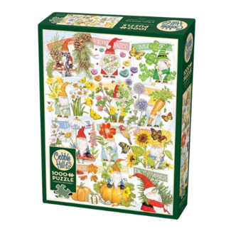 Cobble Hill Cobble Hill puzzle 1000 stukjes - Een gelukkig kabouterleven