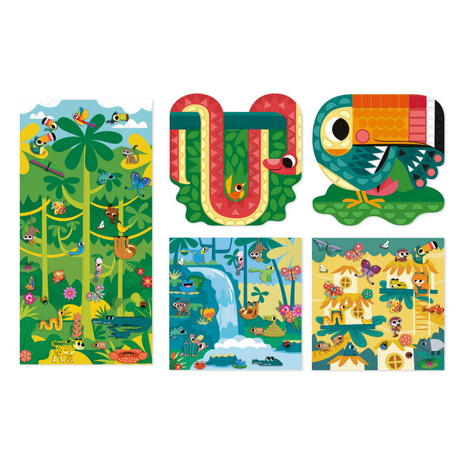 Janod Janod Atelier - 5 jaar - Stickers plakken