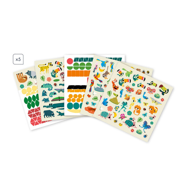 Janod Atelier - 5 jaar - Stickers plakken