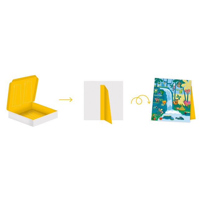 Janod Janod Atelier - 5 jaar - Stickers plakken