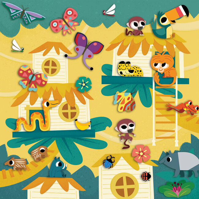 Janod Janod Atelier - 5 jaar - Stickers plakken