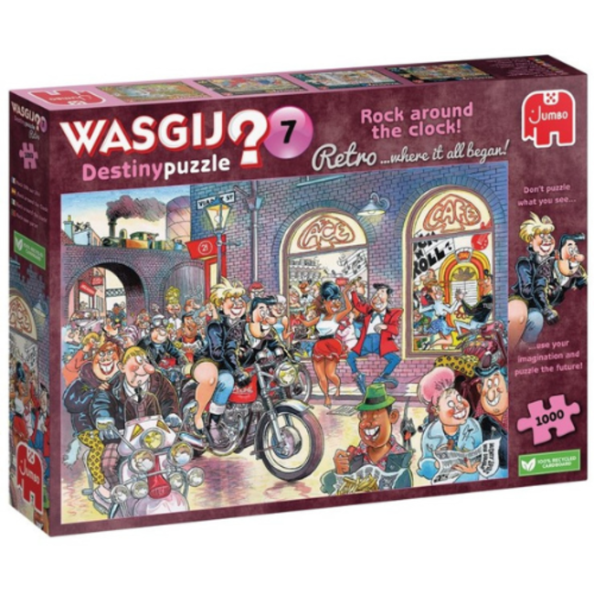 Wasgij by Jumbo Puzzels, Legpuzzels - Wasgij Retro Destiny nr. 7, 1000 stukjes