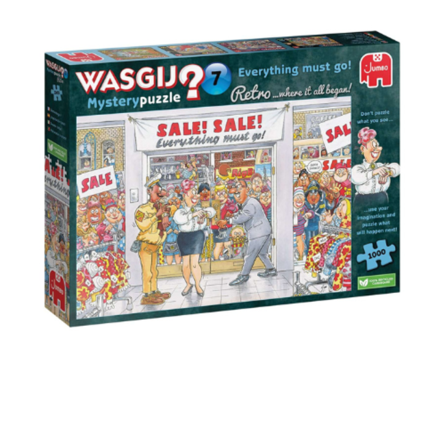 Puzzels, Legpuzzels - Wasgij Retro Mysterie nr. 7, 1000 stukjes