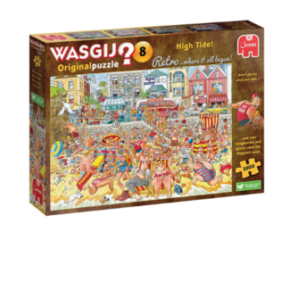 Wasgij by Jumbo Puzzels, Legpuzzels - Wasgij Retro Original nr. 8 Vloed!, 1000 stukjes