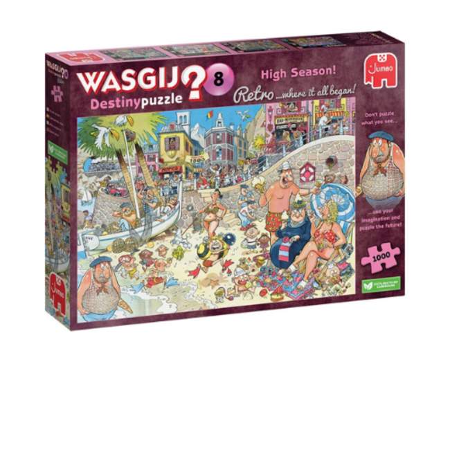 Puzzels, Legpuzzels - Wasgij Retro Destiny nr. 8 Hoogseizoen!, 1000 stukjes
