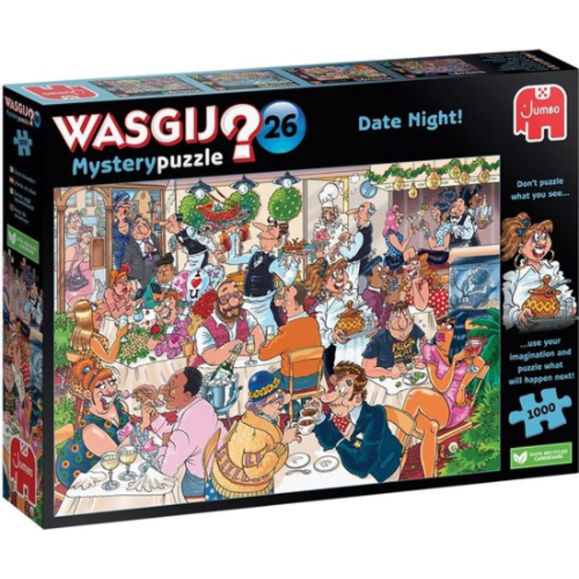 Wasgij by Jumbo Puzzels, Legpuzzels - Wasgij Mysterie nr. 26 Date night!, 1000 stukjes