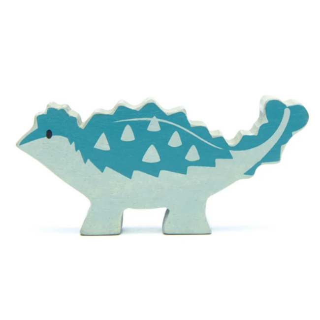 tender leaf toys dieren: houten dino/ankylosaurus, in hout, 3+