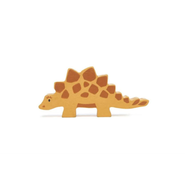 Tender Leaf Dieren: HOUTEN DINO/STEGOSAURUS, in hout, 3+