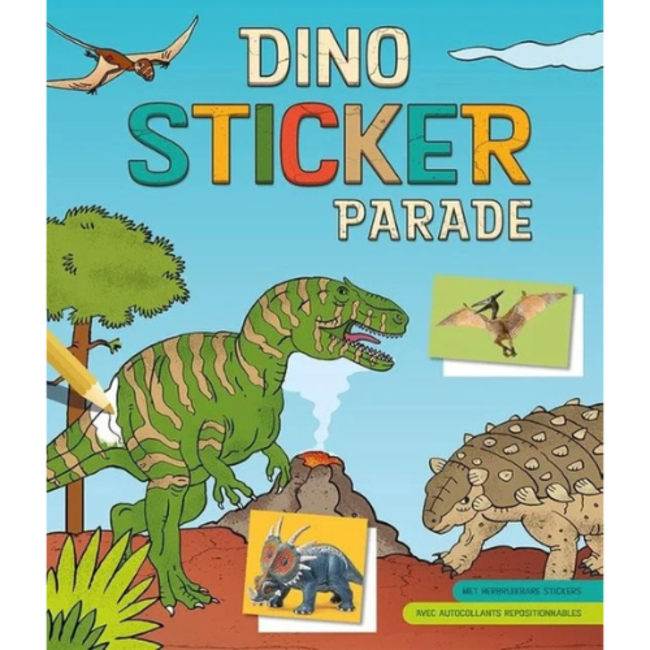 Deltas Boeken, Stickerboeken - Dino sticker parade