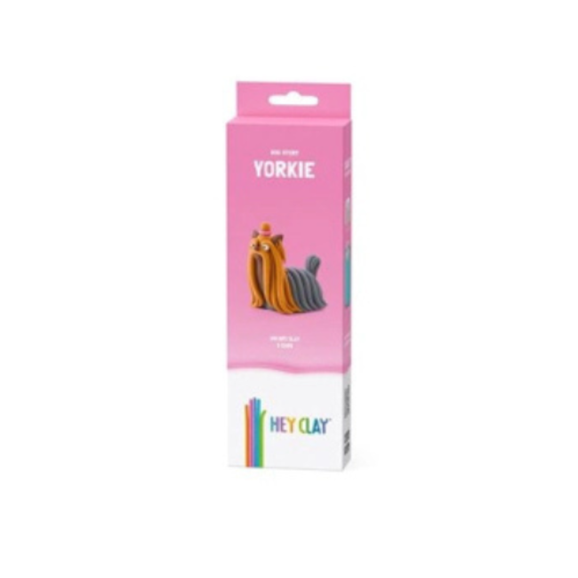 Hey Clay Knutselen, Knutselpakketten  - HeyClay - Yorkshire Terrier - 3 cans