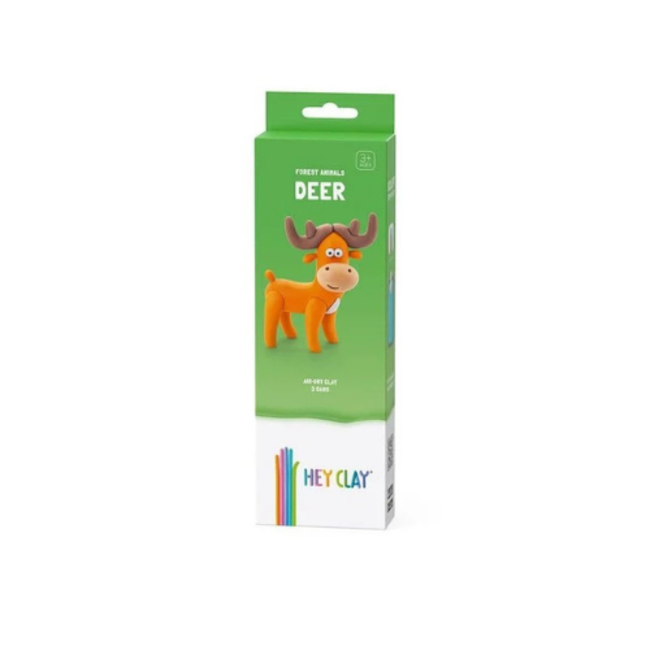 Hey Clay Knutselen, Knutselpakketten - Hey Clay - Forest - Deer 3 cans
