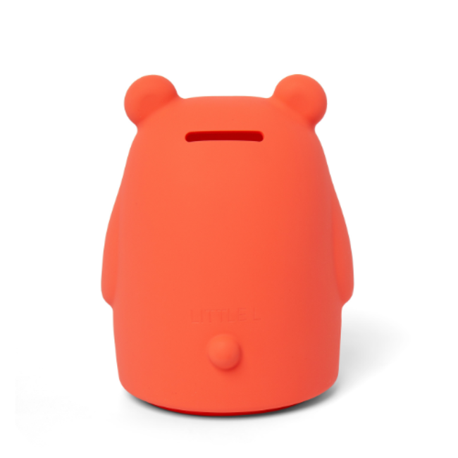 Spaarpot - Siliconen spaarpot Beer, roze