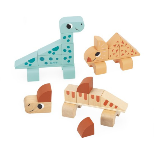 Janod (UA) Janod Dino - Cubicosaurus Blokkenset