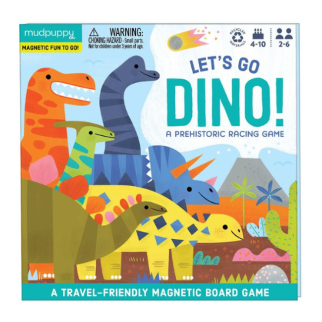 Mudpuppy Spellen, Kinderspellen - Magneetspel Lets Go Dino!