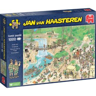 Jumbo Puzzels, Legpuzzel -  Jan van Haasteren Jungletocht, 1000 stukjes