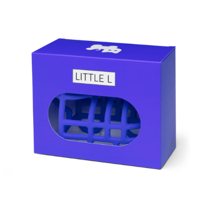 Babyspeelgoed - Siliconen bijtfiguur Kat paars