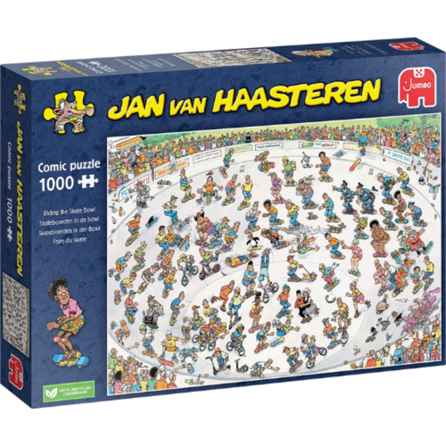 Jumbo Jumbo Puzzels, Legpuzzels - Jan van Haasteren Skateboarden in de Bowl (1000)