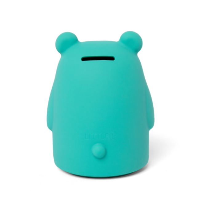 Spaarpot - Siliconen spaarpot Beer, blauw