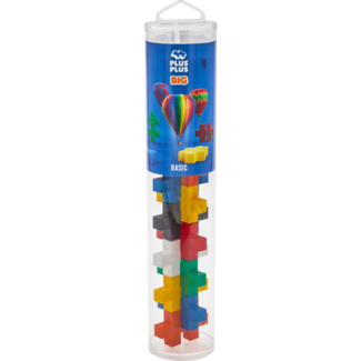Plus Plus Tube basic Big Plus-Plus: 15 stuks