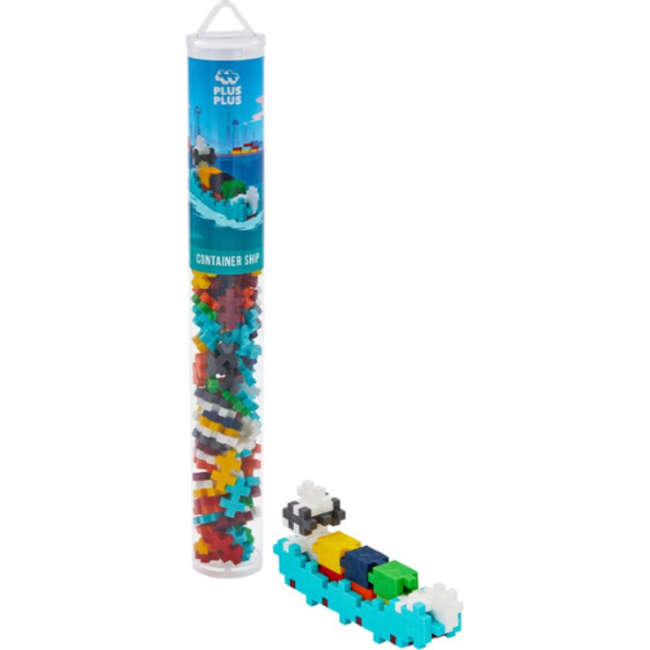 Plus Plus Tube container schip Plus-Plus: 100 stuks