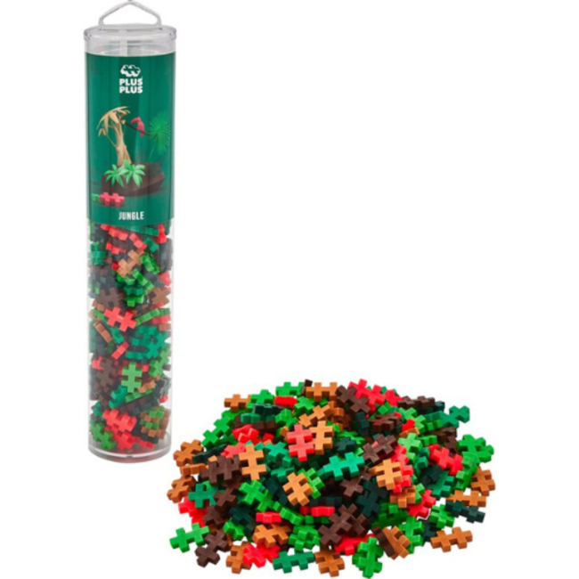Plus Plus Tube jungle Plus-Plus: 240 stuks