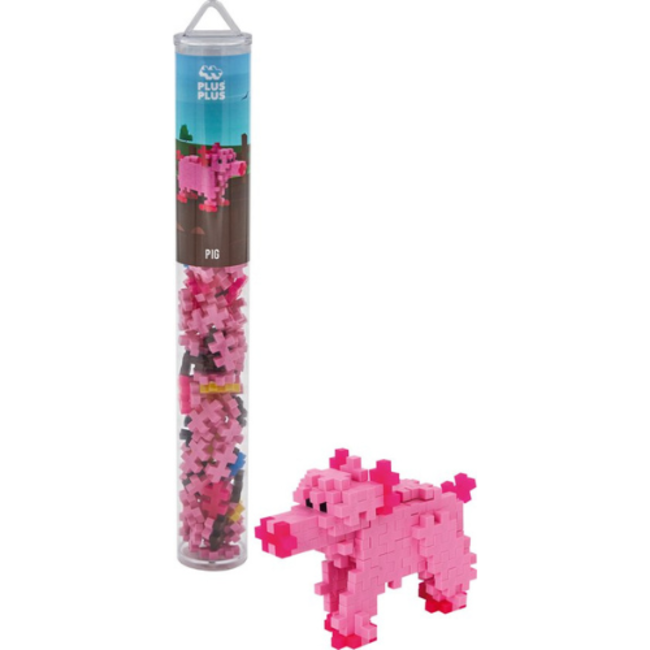 Plus Plus Tube varken Plus-Plus: 100 stuks