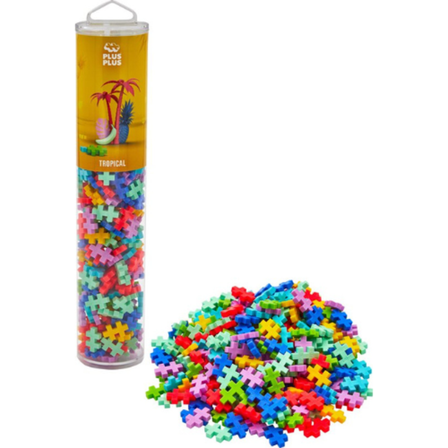 Plus Plus Tube tropical Plus-Plus: 240 stuks