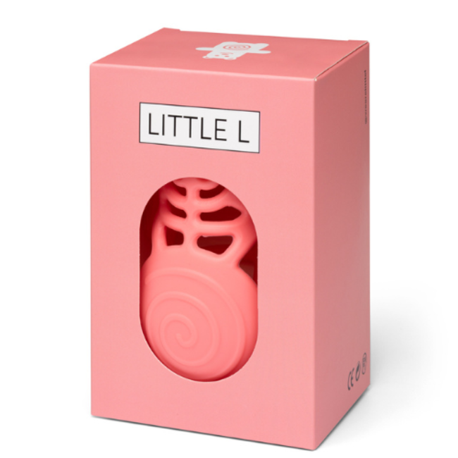 Babyspeelgoed - Siliconen bijtfiguur Beer roze