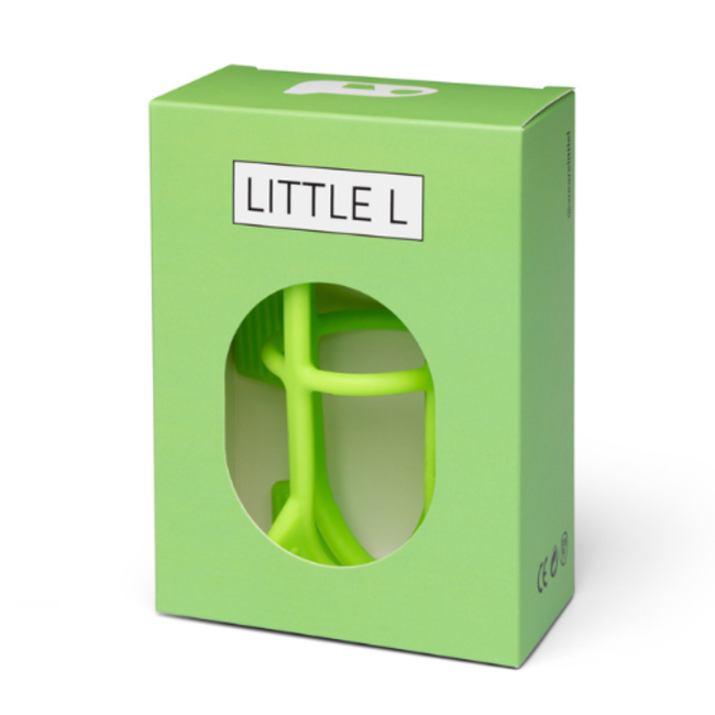 Babyspeelgoed - Siliconen bijtfiguur Vliegtuig groen