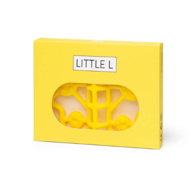 Babyspeelgoed - Siliconen bijtfiguur Vlinder geel