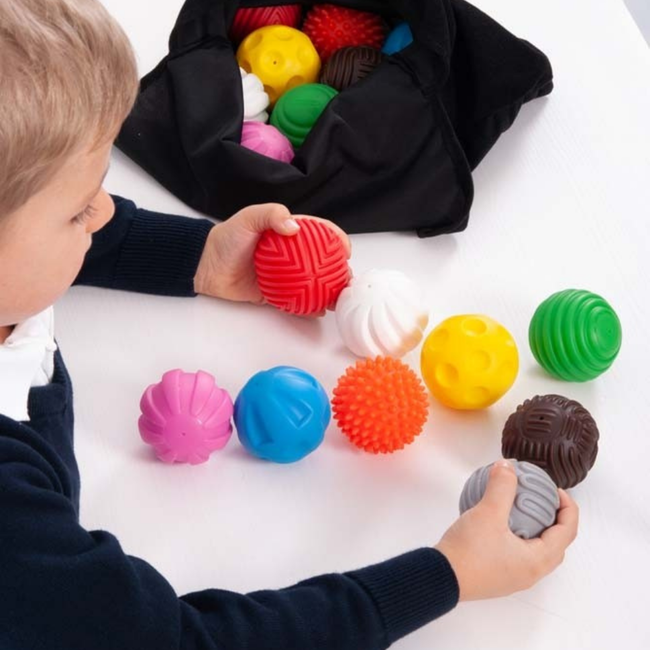 Tickit Commotion Sensomotorisch speelgoed - sensoballen set van 18