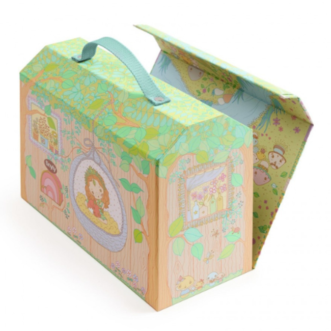 Djeco Imaginary World - Tinyly - Sylvia & Fox'S Woodland House Beeldjes