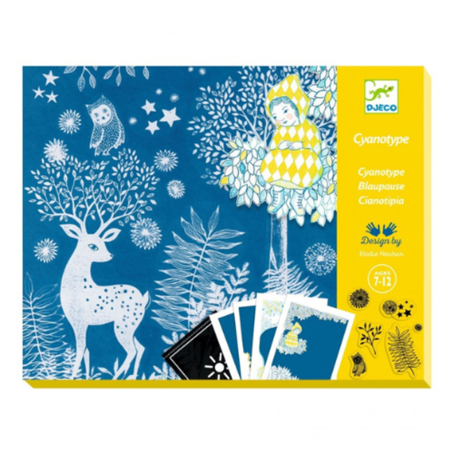 Djeco Knutselpakket - Cyanotype In het Licht van de Maan
