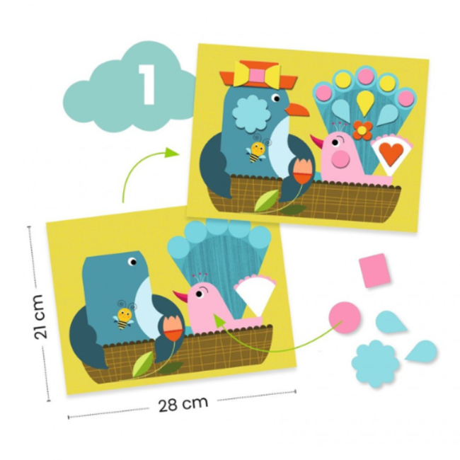 Djeco Les Petits - Multi-Activiteitenset De Kat En Zijn Vrienden